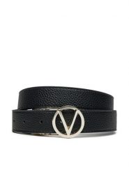 Valentino Pasek Damski Roof VCS8KM57 Czarny. Czarne paski damskie Valentino, bez wzorów, ze skóry. Za 199.99 zł.