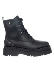 Liu Jo Botki w kolorze czarnym rozmiar: 38. Czarne botki damskie Liu Jo, z materiału, bez obcasa, bez zapięcia. Za 479.76 zł.