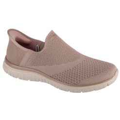 Buty sportowe Sneakersy damskie, Slip-ins: Virtue - Sleek. Szare buty sportowe na co dzień damskie Skechers, bez wzorów, trekkingowe. Za 299.99 zł.