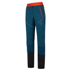 Spodnie narciarskie dla kobiet La Sportiva Kyril. Niebieskie spodnie sportowe damskie La Sportiva, l, z elastanu, na fitness i siłownię. Za 682.00 zł.