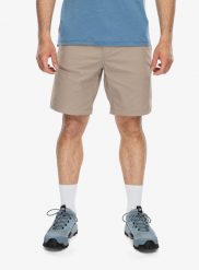 Spodenki turystyczne Peak Performance Iconiq Shorts. Brązowe szorty męskie Peak Performance, z elastanu, bez kołnierzyka. Za 307.99 zł.