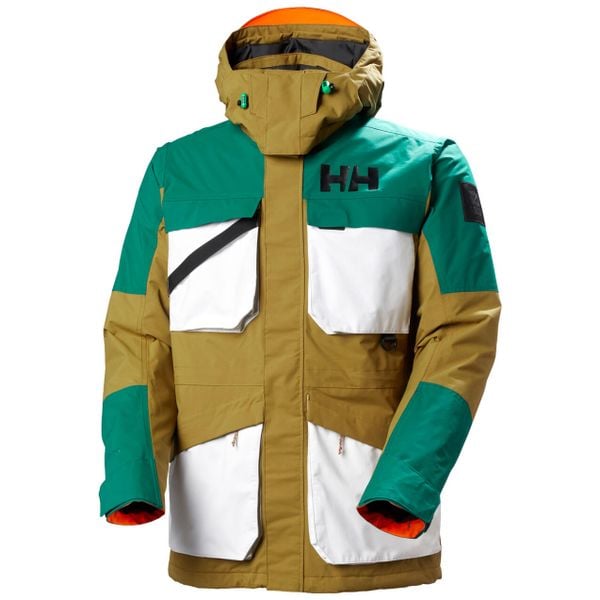 Długa kurtka narciarska z kapturem Helly Hansen Ullr D Heritage. Brązowe kurtki damskie Helly Hansen, na zimę, bez wzorów, z kapturem. W wyprzedaży za 1,314.50 zł.