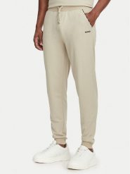 HUGO Spodnie dresowe Noah 50566158 Beżowy Regular Fit. Brązowe spodnie dresowe męskie Hugo, bez wzorów, z bawełny. Za 379.99 zł.