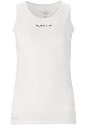 Damski tank top techniczny Elite Lab Elite X1. Białe topy sportowe damskie ELITE LAB, bez wzorów, z materiału, bez ramiączek. Za 112.50 zł.