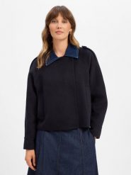Liu Jo Collection Damowa kurtka wełniana Kobiety Wełna niebieski, 36. Niebieskie kurtki damskie Liu Jo Collection, bez wzorów, z wełny, bez kaptura. Za 1,379.95 zł.