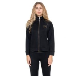 Bluza zimowa Leone 1947 Gold Studs Damen ze Stehkragen und Reißverschluss. Czarne bluzy bez kaptura damskie LEONE 1947 APPAREL, z lycry. W wyprzedaży za 191.56 zł.