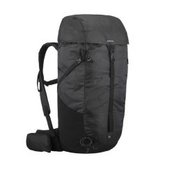 Plecak turystyczny Quechua MH100 35 litrów. Czarne plecaki damskie QUECHUA, bez wzorów, z materiału. Za 179.99 zł.