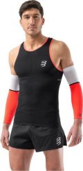 Koszulka do biegania męska Compressport Pro Racing Singlet. Czarne t-shirty sportowe męskie Compressport, l, z elastanu, bez ramiączek, do biegania. Za 320.50 zł.