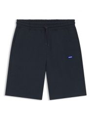 Hugo Boss Fashion Szorty dresowe w kolorze granatowym rozmiar: L. Niebieskie szorty męskie Hugo Boss Fashion, z bawełny, bez kołnierzyka. Za 223.46 zł.