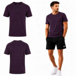 T-SHIRT MĘSKI 4F KOSZULKA SPORTOWA NA CO DZIEŃ LIMITOWANA M3947 SS26. Czerwone t-shirty sportowe męskie 4f, m, z bawełny, bez ramiączek, na fitness i siłownię. Za 54.99 zł.