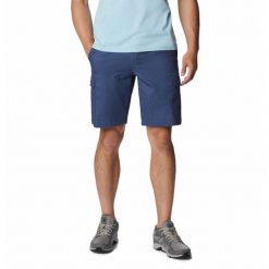 Krótkie Spodenki Turystyczne Męskie Columbia Rapid Rivers Short. Niebieskie szorty męskie Columbia, bez wzorów, sportowe. Za 92.99 zł.