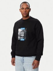 HUGO Bluza Noldocrew 50570029 Czarny Regular Fit. Czarne bluzy bez kaptura męskie Hugo, m, z bawełny. Za 399.99 zł.