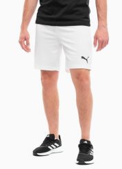 Szorty Puma teamRISE. Białe szorty męskie Puma, z materiału, bez kołnierzyka. Za 65.99 zł.