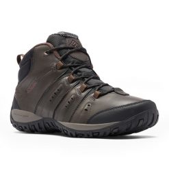 Wodoodporne buty turystyczne męskie Columbia Woodburn II Chukka Wp Omni-Heat. Brązowe buty trekkingowe męskie Columbia, bez zapięcia, trekkingowe, omni-heat (columbia). Za 409.99 zł.