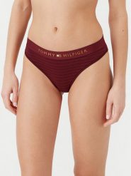 Tommy Hilfiger Figi klasyczne UW0UW05588 Bordowy Regular Fit. Czerwone figi damskie Tommy Hilfiger, xs, bez wzorów, z bawełny. Za 69.99 zł.