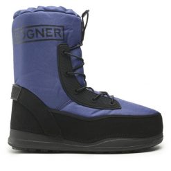 Śniegowce Bogner. Niebieskie buty zimowe męskie Bogner, bez zapięcia. Za 2,639.00 zł.