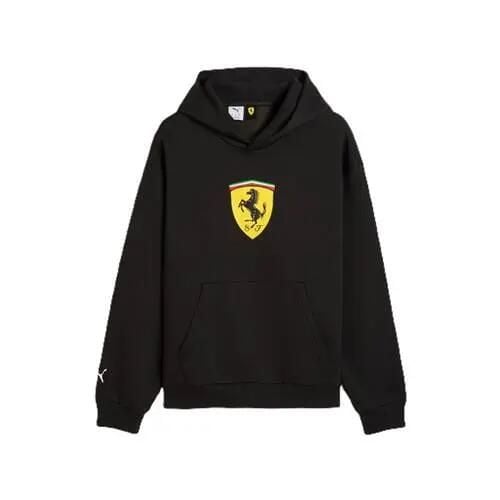 Bluza sportowa męska Puma Ferrari. Czarne bluzy sportowe męskie Puma, bez wzorów, klasyczne, bez kołnierzyka, bez ramiączek. Za 759.00 zł.