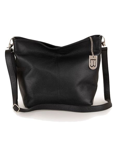 Lucca Baldi Skórzana torebka "Trapani" w kolorze czarnym - 33 x 25 x 14 cm rozmiar: onesize. Czarne torebki klasyczne damskie Lucca Baldi, bez wzorów, z materiału, bez dodatków. Za 279.11 zł.