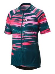 Gonso Koszulka kolarska "Copedello" w kolorze granatowo-różowym rozmiar: 38. Niebieskie topy sportowe damskie Gonso, bez wzorów, z materiału, bez ramiączek. Za 139.20 zł.