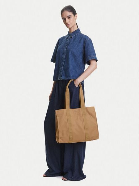 LAUREN RALPH LAUREN Torebka 431970157001 Beżowy. Brązowe torebki klasyczne damskie Lauren Ralph Lauren, bez wzorów, z materiału, bez dodatków. Za 602.99 zł.