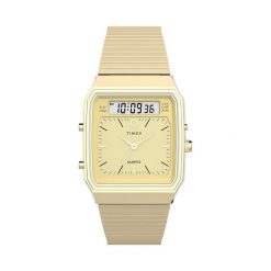 Zegarek Timex. Żółte zegarki męskie Timex, złote. Za 809.99 zł.