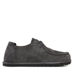 Półbuty Birkenstock. Szare półbuty męskie Birkenstock, bez zapięcia. Za 719.99 zł.