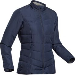 Kurtka trekkingowa damska zimowa Forclaz MT 50 5°C. Czarne kurtki damskie FORCLAZ, na zimę, m, bez wzorów, z materiału, bez kaptura. Za 79.99 zł.