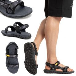 Sandały męskie KADVA Cruzo. Czarne sandały męskie KADVA, bez zapięcia. Za 119.99 zł.