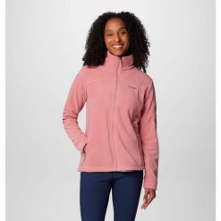 Bluza Polarowa Damska Columbia Fast Trek II. Czerwone bluzy bez kaptura damskie Columbia, xs, z polaru. Za 239.00 zł.