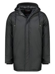 Geographical Norway Parka "Bresley" w kolorze czarnym rozmiar: L. Czarne parki męskie Geographical Norway, l, bez wzorów. Za 277.79 zł.