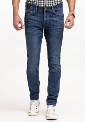 MUSTANG FRISCO SKINNY MĘSKIE SPODNIE JEANSOWE JEANSY DŻINSY DENIM BLUE 1015049 5000 883. Niebieskie jeansy męskie Mustang. Za 229.99 zł.