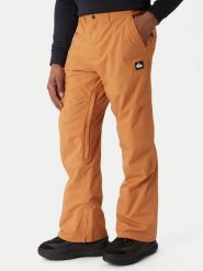 Quiksilver Spodnie snowboardowe Estate EQYTP03237 Brązowy Slim Fit. Brązowe spodnie materiałowe męskie Quiksilver, bez wzorów, z syntetyku, sportowe. Za 339.99 zł.