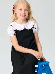 Koszulka z kołnierzykiem - biały. Białe koszulki dziewczęce Sinsay, l, bez wzorów, bez ramiączek. Za 15.99 zł.