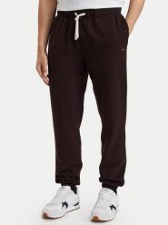 Tommy Hilfiger Spodnie dresowe Essential MW0MW37231 Brązowy ciemny Relaxed Fit. Brązowe spodnie dresowe męskie Tommy Hilfiger, bez wzorów, z bawełny. Za 449.99 zł.