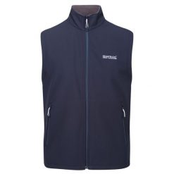 Męska Kamizelka Softshell Bradwell III. Niebieskie kurtki softshell damskie Regatta, m, bez wzorów, z softshellu, bez kaptura. Za 130.99 zł.