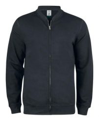 Clique Premium OC Cardigan — męski kardigan z zamkiem, bawełna organiczna. Czarne kardigany męskie CLIQUE, m, bez wzorów, z bawełny, bez kołnierzyka. Za 279.65 zł.