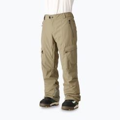 Spodnie snowboardowe męskie 686 Quantum Thermagraph. Brązowe spodnie materiałowe męskie GEOLOGIC, bez wzorów, sportowe. Za 1,059.00 zł.
