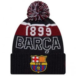 FC Barcelona x New Era czapka zimowa junior wielokolorowa. Czapki męskie FC Barcelona. Za 159.00 zł.