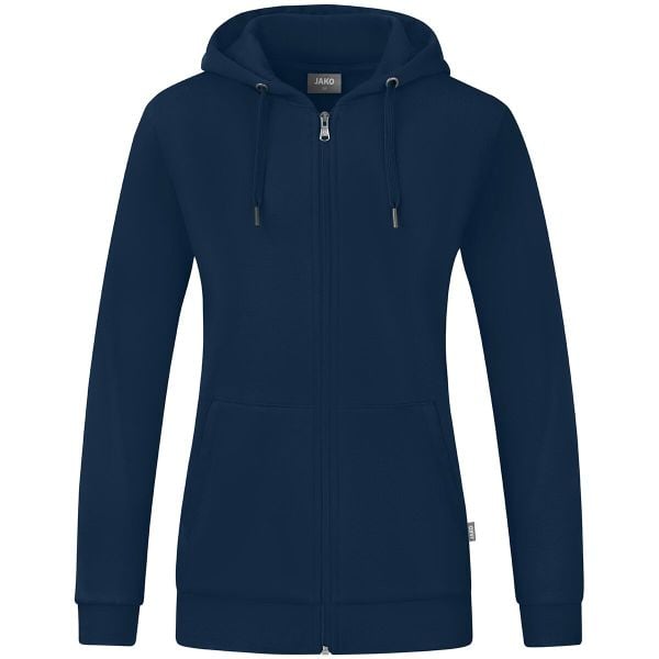 Kurtka damska Jako Organic. Niebieskie kurtki damskie Jako, m, bez wzorów, z bawełny, z kapturem. Za 366.00 zł.