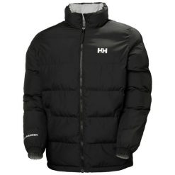 Odwracalna kurtka puchowa Helly Hansen YU23. Czarne kurtki męskie Helly Hansen, m, bez wzorów, z materiału, bez kaptura. Za 806.50 zł.