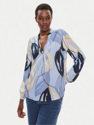 Tamaris Apparel Bluzka Cisna TAW0754 Niebieski Relaxed Fit. Niebieskie bluzki damskie Tamaris Apparel, bez wzorów, z wiskozy, bez ramiączek. Za 159.99 zł.