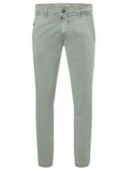 Timezone Spodnie chino "Lui" - Regular fit - w kolorze miętowym rozmiar: W36/L34. Zielone spodnie materiałowe męskie Timezone, bez wzorów. Za 101.23 zł.
