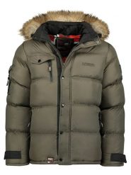Geographical Norway Parka "Bonap" w kolorze khaki rozmiar: S. Brązowe parki męskie Geographical Norway, s, bez wzorów. Za 175.67 zł.