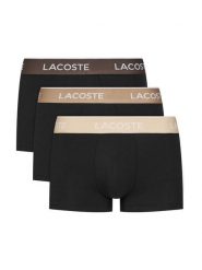 Lacoste Komplet bokserek 5H1297 Kolorowy. Bokserki męskie Lacoste, bez wzorów, z bawełny. Za 209.99 zł.