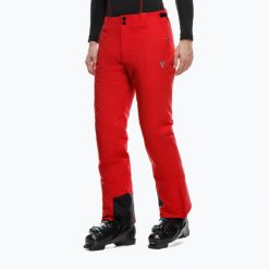 Spodnie narciarskie męskie Dainese Onira Aerosense-Dry. Czerwone spodnie materiałowe męskie Dainese, bez wzorów, z materiału. Za 759.99 zł.