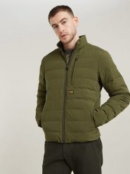 G-Star Kurtka pikowana w kolorze khaki rozmiar: M. Brązowe kurtki męskie G-Star, m, bez wzorów, retro, bez kaptura. Za 272.31 zł.