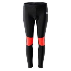Damskie Legginsy Ramina. Czarne legginsy sportowe damskie IQ, l, bez wzorów, z elastanu, z obniżonym stanem, na fitness i siłownię. Za 109.29 zł.