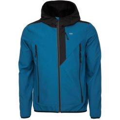 Męska Kurtka Softshell Ursun Blu - Blk XL - Wiatroodporna i Oddychająca. Niebieskie kurtki męskie ZSPORT, m, bez wzorów, z materiału, sportowe, bez kaptura. Za 190.19 zł.