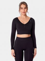 Carpatree Koszulka sportowa "Eris" w kolorze czarnym rozmiar: M. Czarne bluzki sportowe damskie Carpatree, m, bez wzorów, bez ramiączek. Za 106.38 zł.