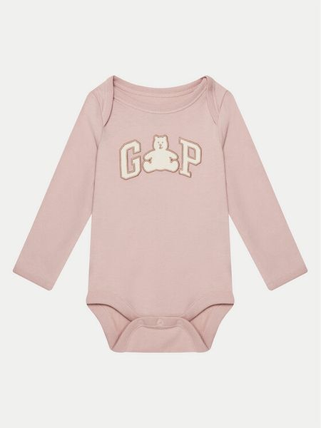 Gap Body 627607 Różowy Regular Fit. Czerwone body niemowlęce GAP, bez wzorów, z bawełny, bez ramiączek. Za 59.99 zł.